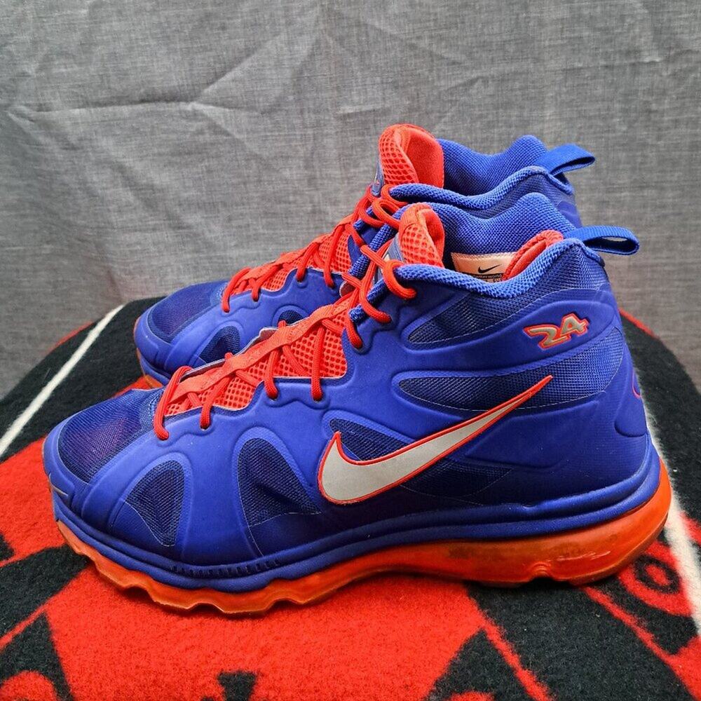 %Nike Air Max Griffey Jr Fury Jackie Robinson Old Royal Red Size 10.5 Men A8